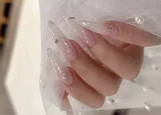 ネイル Ris🎀吹田ネイル ワンホン/ちゅるんのネイルデザイン