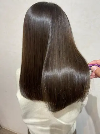 ミディアム カラー 巻ける縮毛矯正✨ 木下晴一朗✨のヘアスタイル