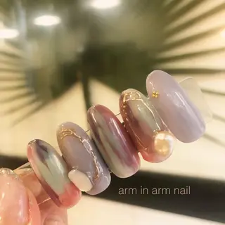 ネイル arm in arm ︎✿Yamamotoのマツエク・マツパデザイン