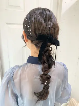 ヘアアレンジ uros.所属・uros.中目黒 moekaのヘアスタイル