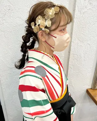 ヘアアレンジ 江原 彩華のヘアスタイル