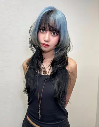 セミロング 鈴木 華奈のヘアスタイル