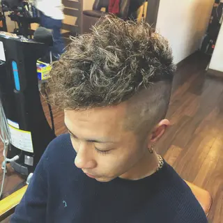 ショート メンズ miel hair 新宿店 【ミエル ヘアー】所属・新宿西口から徒歩5分 石橋卓典のヘアスタイル