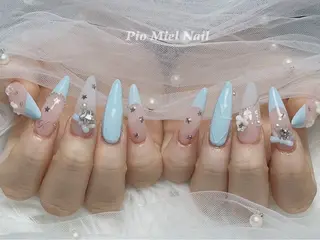 ネイル HANA 長さだしのネイルデザイン