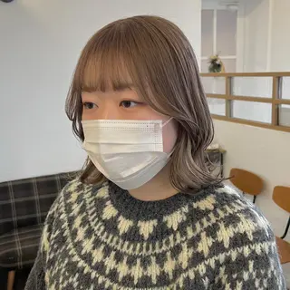 ミディアム カラー 伊藤ゆかり/髪質改善 /透明感カラーのヘアスタイル