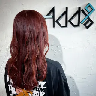 ロング カラー パーマ ヘアアレンジ マツエク・マツパ Add9 柳田健登のヘアスタイル