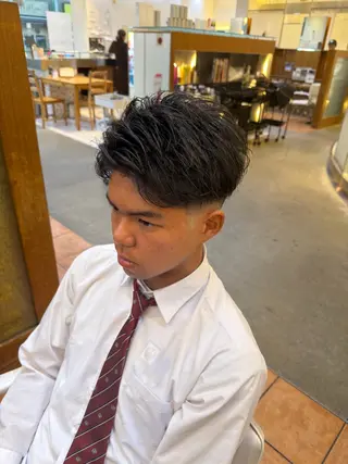 ショート キッズ メンズパーマ/ フェード Tumのヘアスタイル