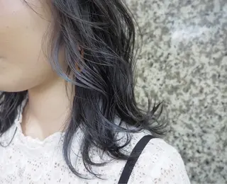 ミディアム カラー 菅村 勇亮のヘアスタイル