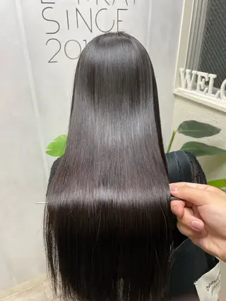 ロング カラー RIKU 髪質改善/縮毛矯正のヘアスタイル