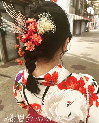 ヘアアレンジ hair&make Meet所属・藤原 宏文のヘアスタイル