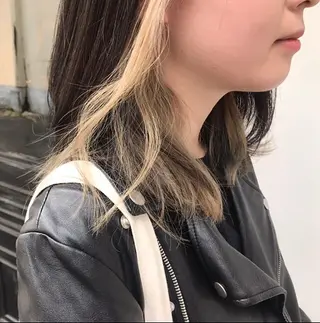 ミディアム カラー tonari 梅田、中崎町のヘアスタイル