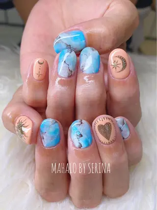 ショート ネイル SUNNY BAE. SERINAのネイルデザイン