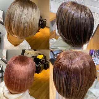 ショート カラー ヘアアレンジ メンズ 久米 治仁のヘアスタイル