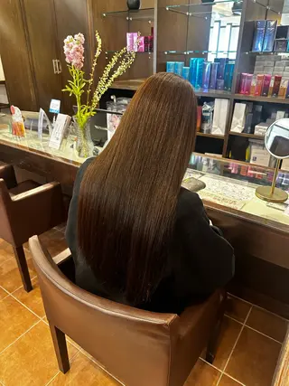 ロング カラー 和田 楓のヘアスタイル