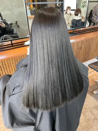 ミディアム 韓国ヘア/ベージュ カラー/髪質改善/涼のヘアスタイル