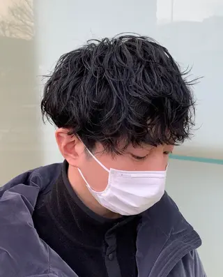 パーマ メンズ メンズパーマ/ 新潟駅/佐藤裕のヘアスタイル