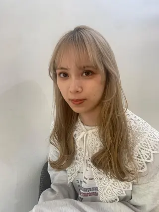 セミロング カラー 🫧nari🫧 谷町 大阪のヘアスタイル