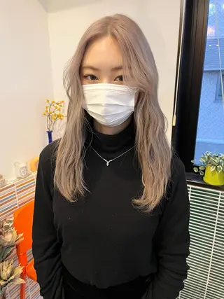 ロング カラー 🩷ハイトーン透明感 レイヤー🩷ユリカのヘアスタイル