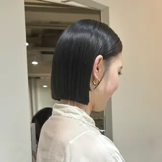 ショート AHNKISM所属・トレンド🌷 ボブ　パーマ🩰のヘアスタイル