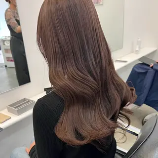 セミロング カラー ParveMix 🩶🫧入江 香名のヘアスタイル