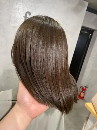 ミディアム カラー 髪質改善/レイヤー カット手塚奨のヘアスタイル