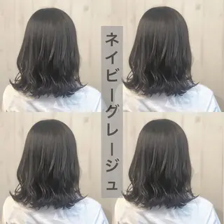 ミディアム カラー 縮毛矯正⭐️ TAKAHIROのヘアスタイル