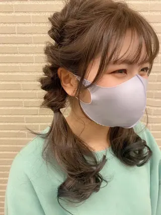 ヘアアレンジ 駅チカ【ali'i】 アリイ花崎友美☘のヘアスタイル