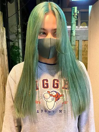 ロング カラー レイヤー/パーマ /ウルフ/nabeのヘアスタイル