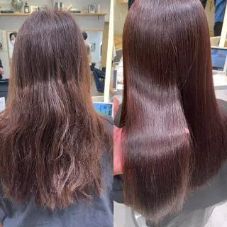 セミロング ♥️透明感×抜け感 ベージュ/佑珠♥️のヘアスタイル