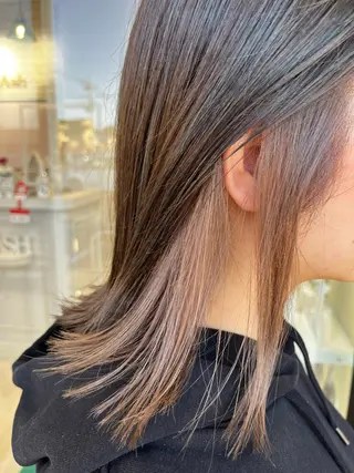 セミロング カラー 上尾/ママ美容師🫧 𝐌𝐞𝐢のヘアスタイル