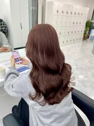 カラー ブリーチなし暖色 ❤️kanata❤️のヘアスタイル