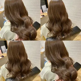 ロング カラー 艶カラー/韓国顔周り 🎀mamiのヘアスタイル