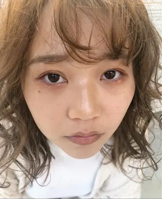 セミロング カラー ヘアアレンジ パーマ指名No1 /namiのヘアスタイル