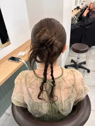 ヘアアレンジ ️ブリーチなし透明感 /アレンジ🎀こゆきのヘアスタイル