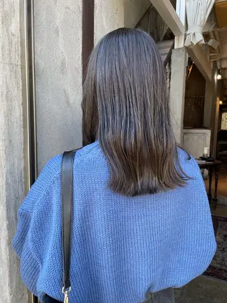 セミロング カラー 鎌田卓也/髪質改善 /透明感カラーのヘアスタイル