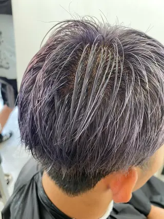 カラー メンズ 持ちが良いニュアンス パーマ渡辺尚暉のヘアスタイル