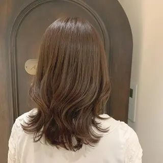 ミディアム 🧡くびれヘア/前髪 顔周り🧡久原結衣のヘアスタイル