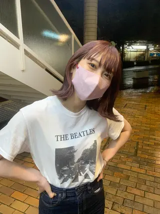 ミディアム カラー ㅤㅤㅤㅤㅤㅤㅤㅤㅤㅤ 彩衣のヘアスタイル