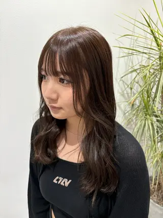 セミロング カラー HUG 🤍ྀི chika🤍ྀིのヘアスタイル