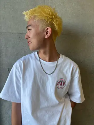 ショート メンズ レイヤーカット\ウル フ　chinatsuのヘアスタイル