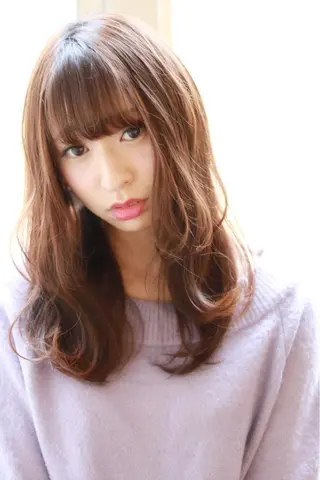 セミロング ほさか しんごのヘアスタイル