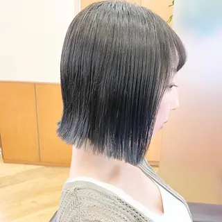 ミディアム カラー ヘアアレンジ キッズ さわ きょうすけ/ ボブ髪質改善ショートのヘアスタイル