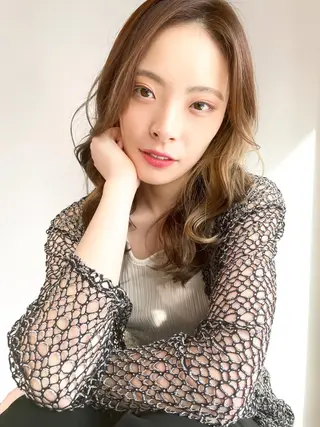 ミディアム カラー La fith hair ray所属・メンズ/パーマ/ ブリーチ/KAITOのヘアスタイル