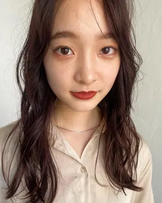 セミロング カラー Pros所属・nana/レイヤー /酸性ストレートのヘアスタイル