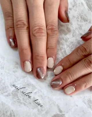 ショート ネイル Lian所属・nail salon Lianのマツエク・マツパデザイン