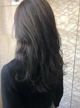 セミロング カラー パーマ ヘアアレンジ TOMO GEEKS代表のヘアスタイル