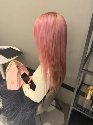 ロング カラー ブリーチ/アレンジ 天満/chihiroのヘアスタイル