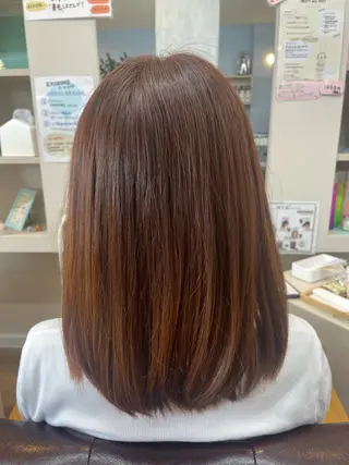 セミロング アグレアーブル上地店 田中のヘアスタイル