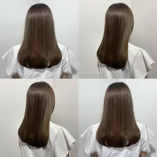 セミロング カラー もにか🌞原宿/渋谷 🌝ブリーチカラーのヘアスタイル