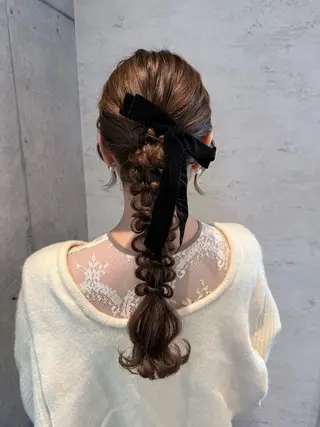 ヘアアレンジ 女性に人気♪ はやしほのかのヘアスタイル